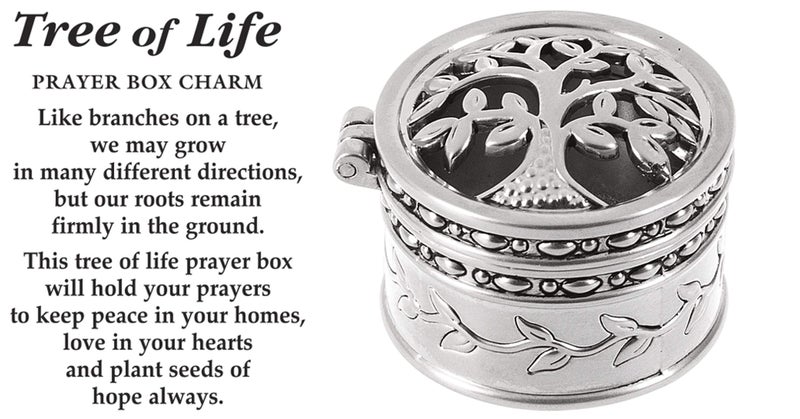Ganz Tree of Life Prayer Box Charm ~ Peace, Love and Hope - Image 2